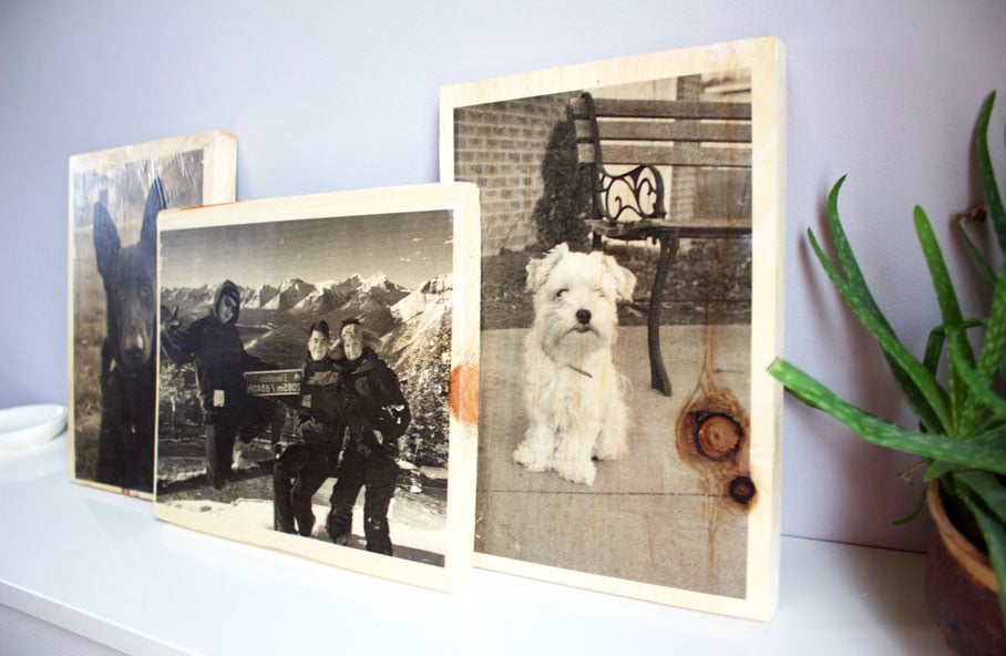 DIY Photos on Wood Plaques - Step by Step video! www.nikkisplate.com