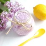 Lemon and Lilac Sugar Scrub - Nikki's Plate