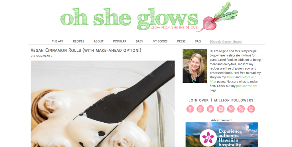 Oh She Glows Blog