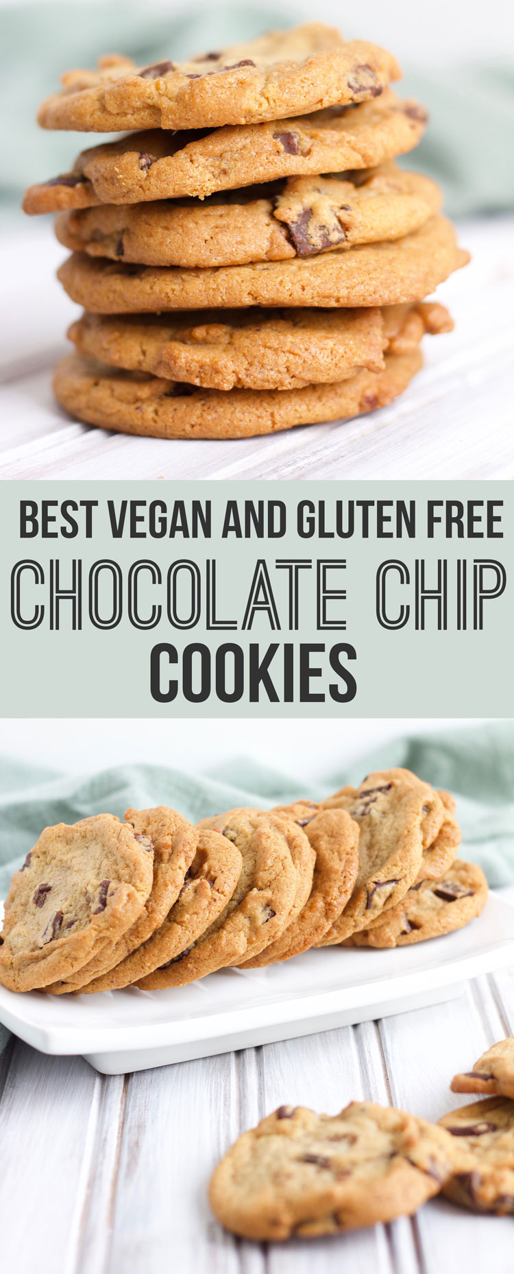 Best Vegan and Gluten Free Chocolate Chip Cookies - Nikki's Plate 