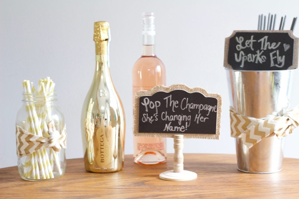 Champagne Party Decor