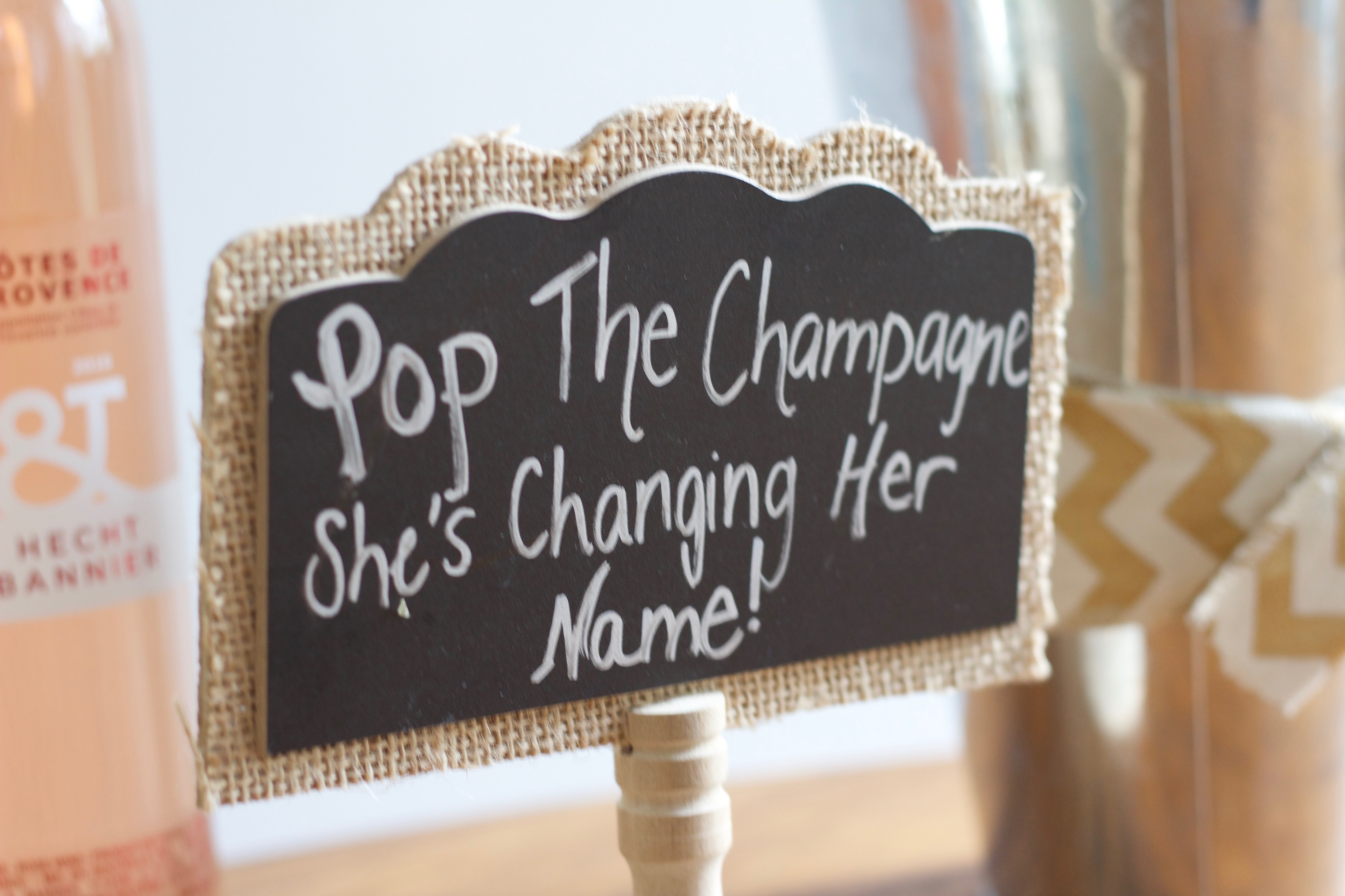 Champagne Party Decor