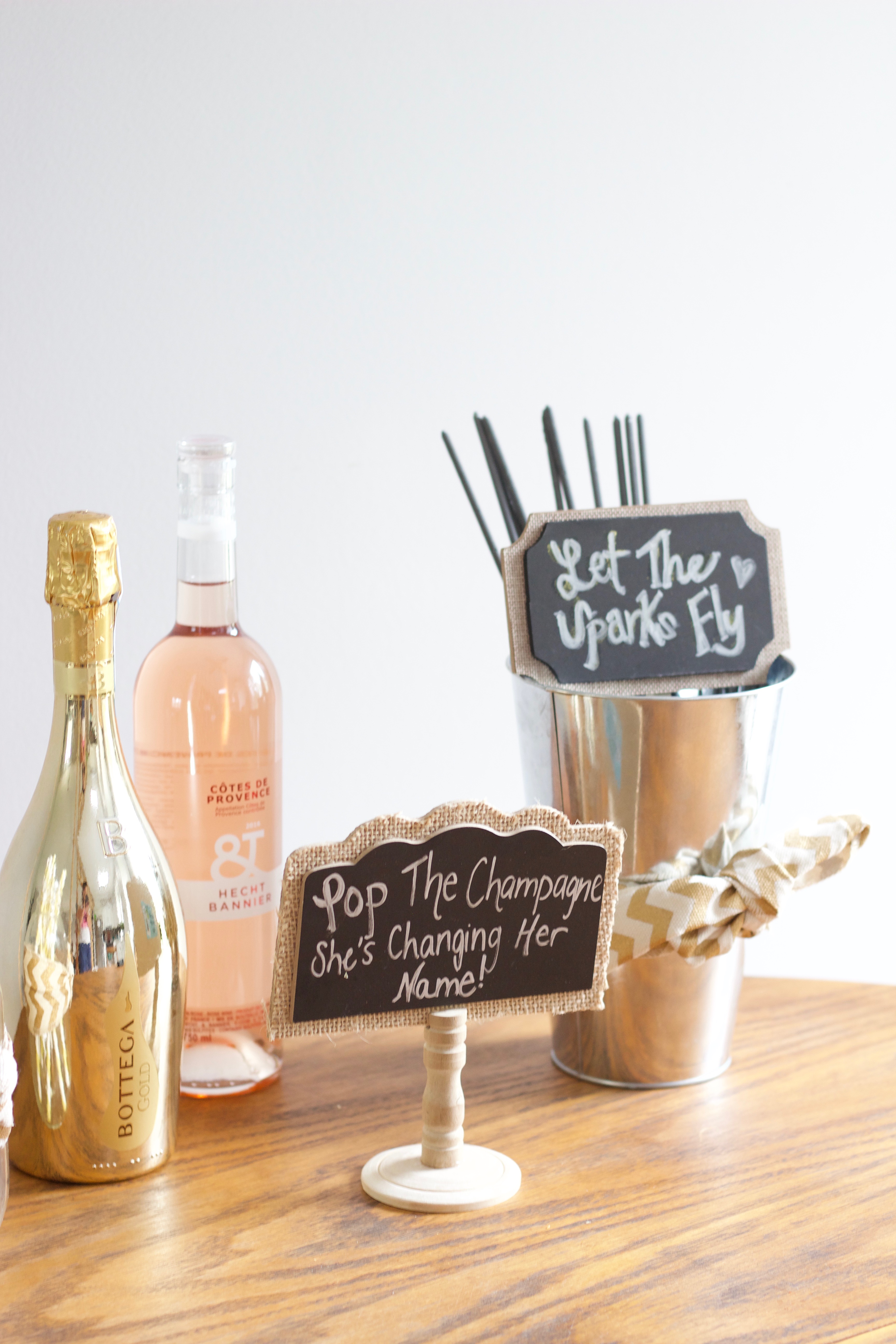 Champagne Party Decor