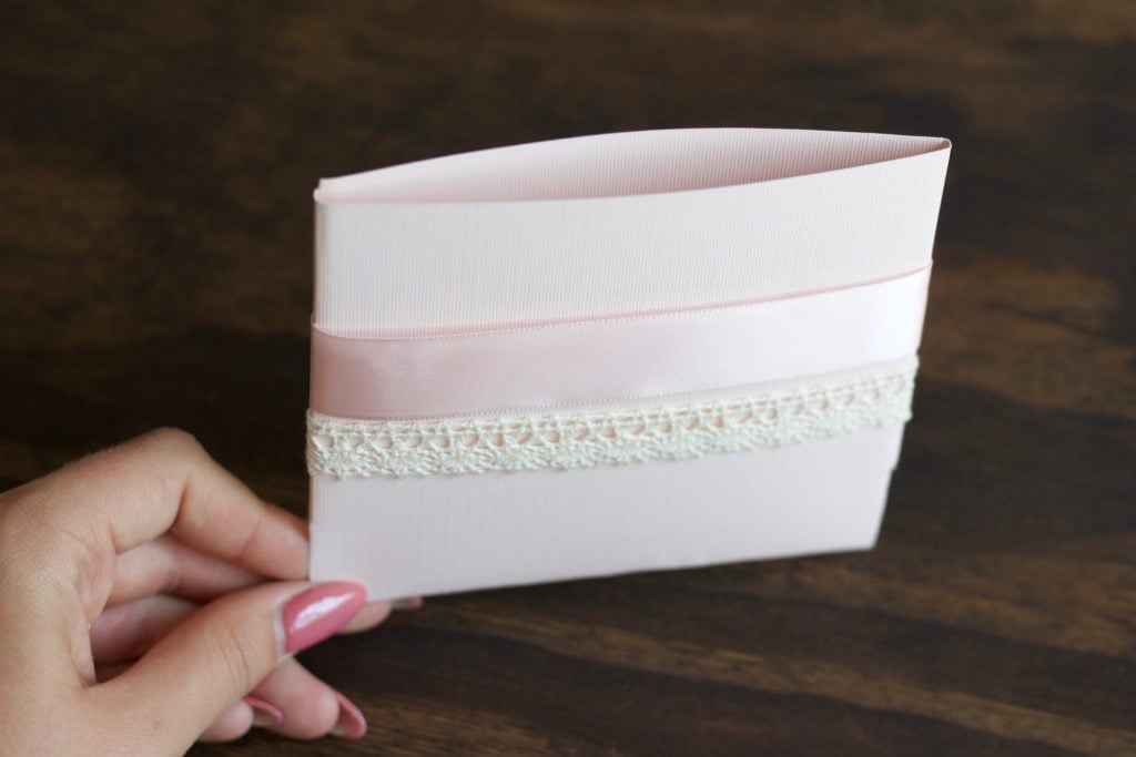 These handmade bridesmaid proposal cards envelopes will hold the info cards for your bridesmaids