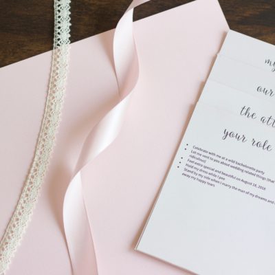 Bridesmaid Proposal Boxes : Card inserts, DIY, bridal party, information cards, wedding, from bride
