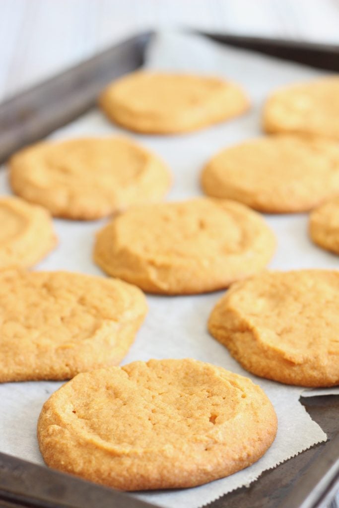 These easy vegan pumpkin cookies are made with all-natural pumpkin puree