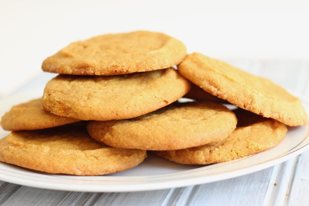 These easy pumpkin cookies are gluten-free, a perfect healthy treat packed with Fall flavors