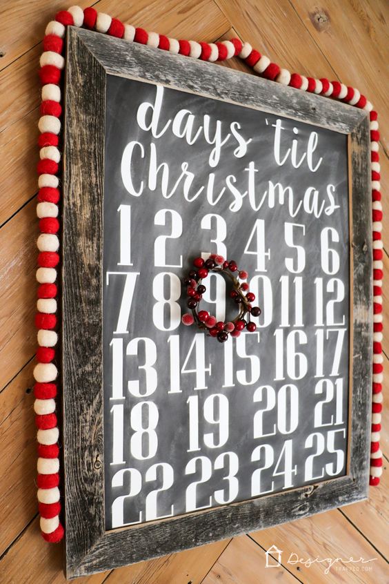 DIY Christmas Advent Calendars || Christmas decor, crafts and fun! Nikki's Plate