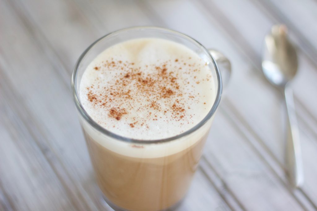 This super flavorful, creamy peanut butter coffee is Vegan, gluten free, and dairy free