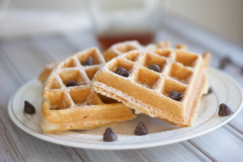 These easy, delicious dairy free waffles are the perfect breakfast!