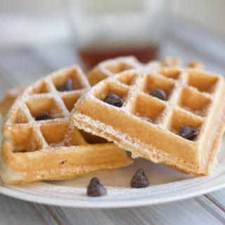 Easy Gluten and Dairy Free Belgian Waffles: Delicious, easy and healthy breakfast! | Nikki's Plate