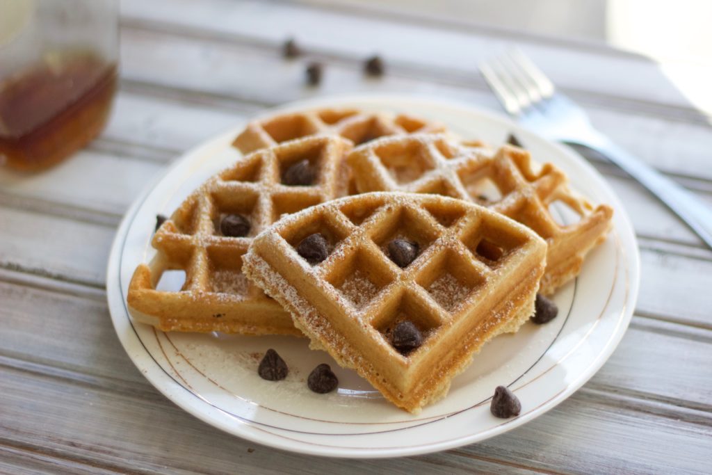 Light and fluffy dairy free waffles are a filling, delicious breakfast that's good for you!