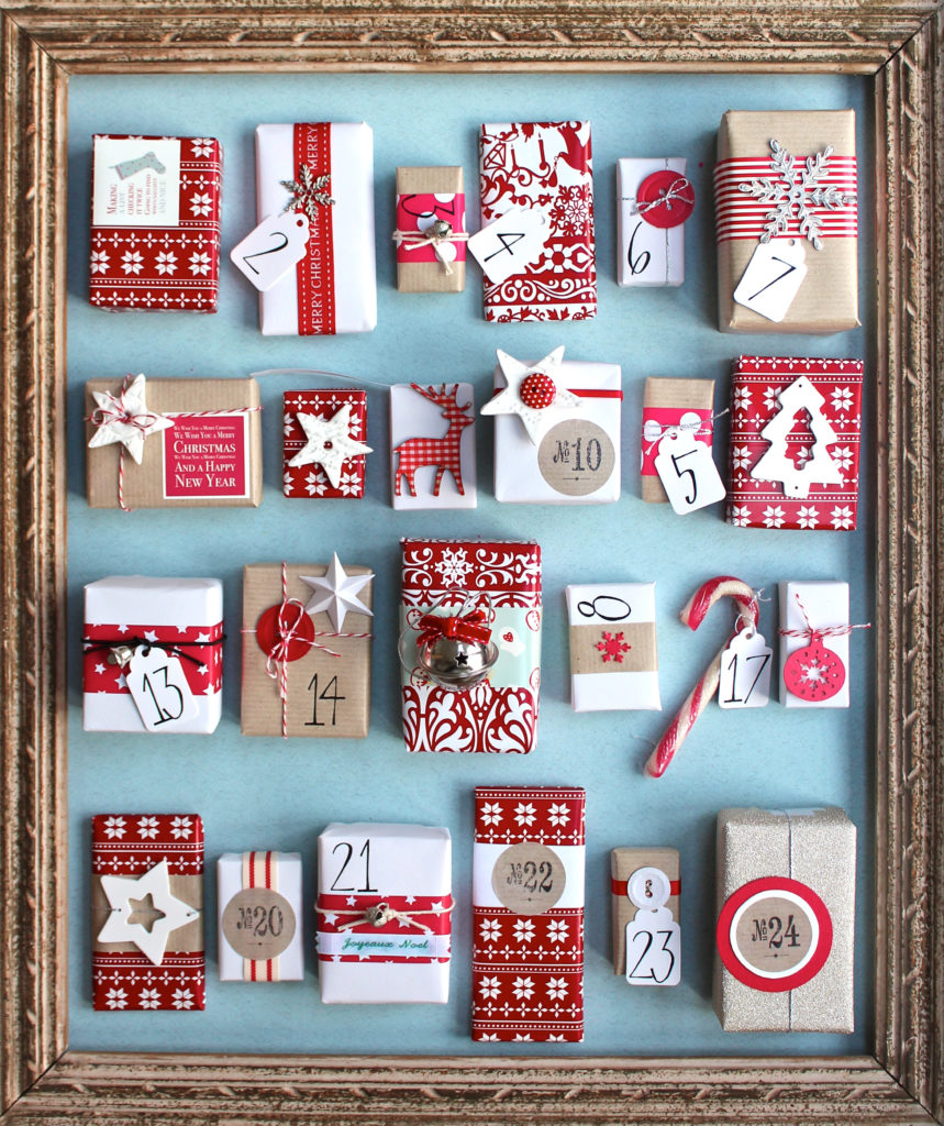 DIY Christmas Advent Calendars || Christmas decor, crafts and fun! Nikki's Plate