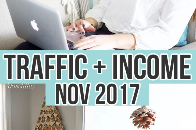 November 2017 TRAFFIC AND INCOME REPORT!