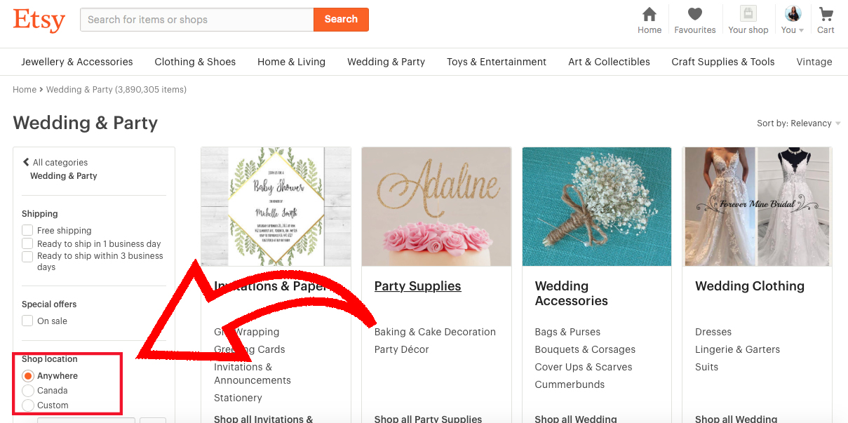 Bride's Guide to Etsy Shopping