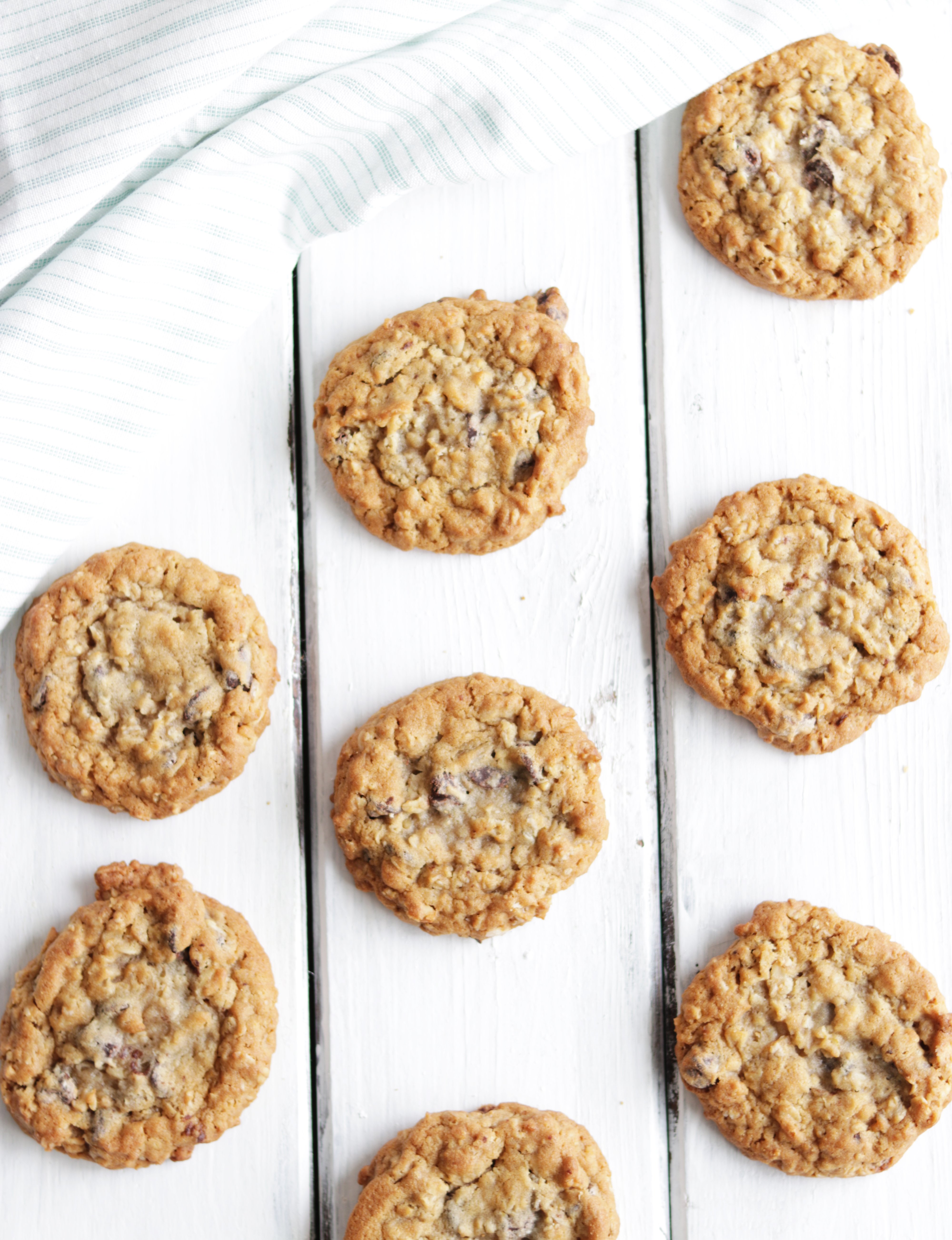 These easy chocolate chip oatmeal cookies are so soft and chewy, you'd never be able to tell that they're also gluten-free!