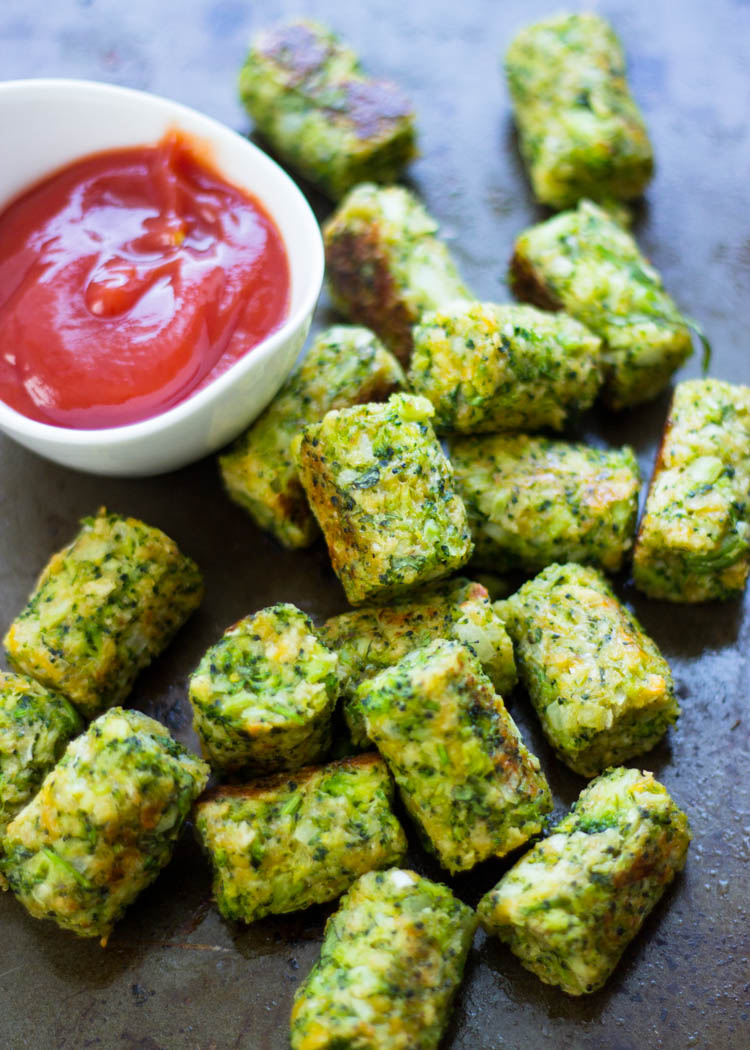 Make these broccoli tots as a healthy St. Patrick's Day Recipe