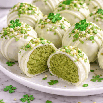 Healthy St. Patrick's Day Truffles