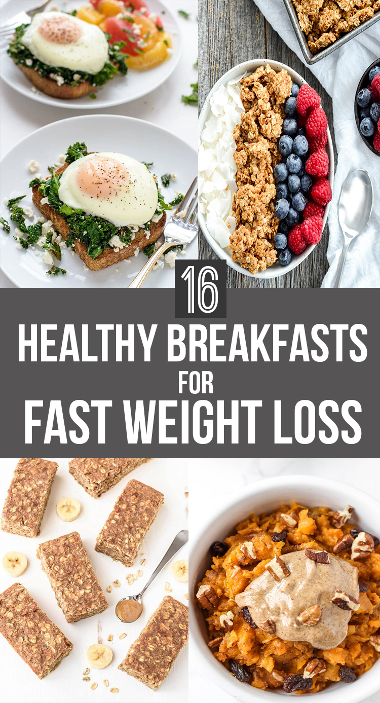 16 healthy breakfasts for FAST weight loss! Here are some of the healthiest recipes to help you burn fat and lose that weight fast. Lets get our bikini bodies ready to go my beauties! || Nikki's Plate www.nikkisplate.com