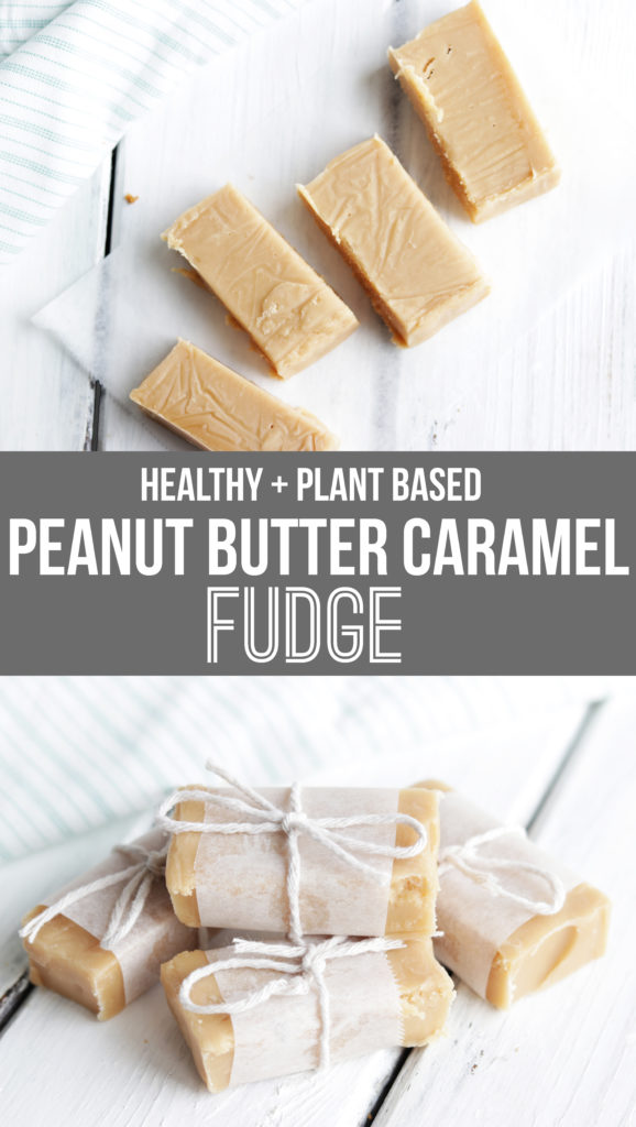 How to Make Healthy Fudge: This Vegan Peanut Butter and Caramel fudge recipe is a sweet but healthy treat that will satisfy even the most serious sweet tooth!