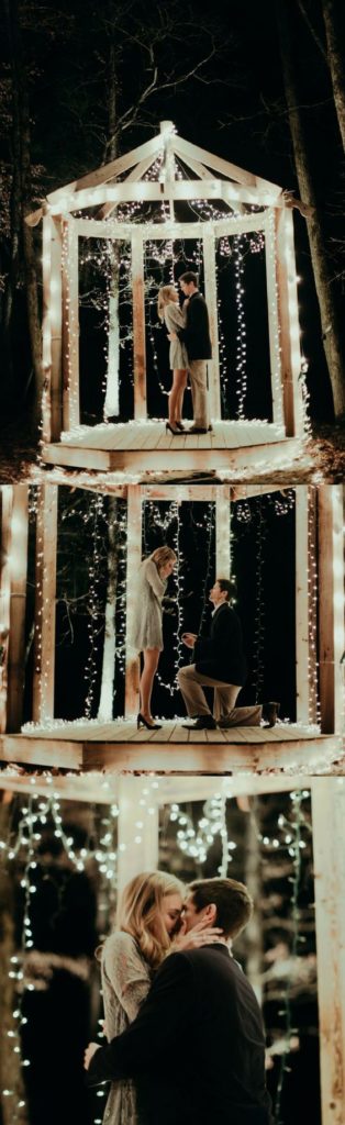 Go to your favorite place to pop the question--a place that holds a lot of meaning for you as a couple