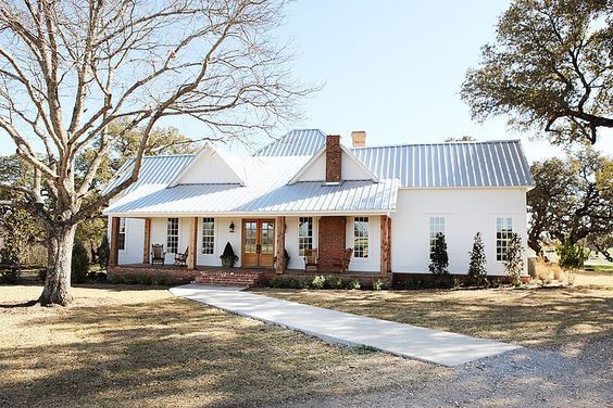 The Magnolia Farms home is the ultimate inspiration for a farmhouse style home exterior