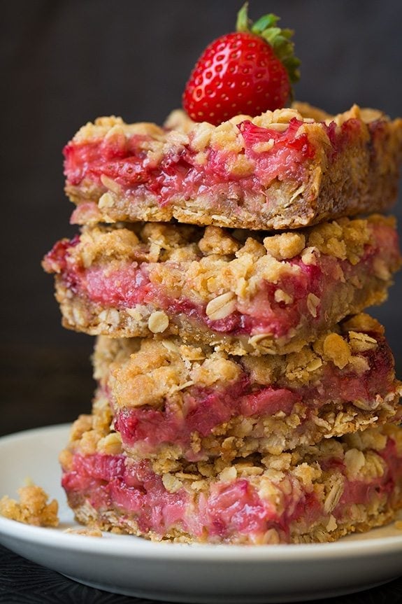 10 Healthy Summer Rhubarb Recipes; here are ten healthy gluten and dairy free rhubarb recipes for your left over rhubarb fruit! || Nikki's Plate www.nikkisplate.com