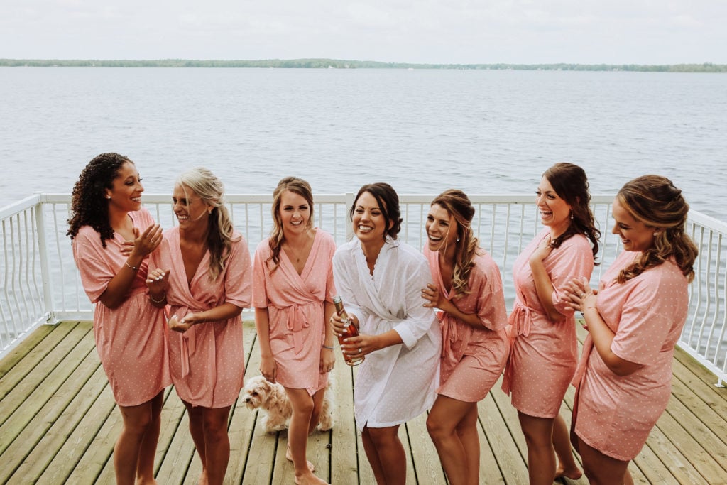 My wedding in review - outdoor wedding, bride, bridesmaids, ceremony, wedding dress.