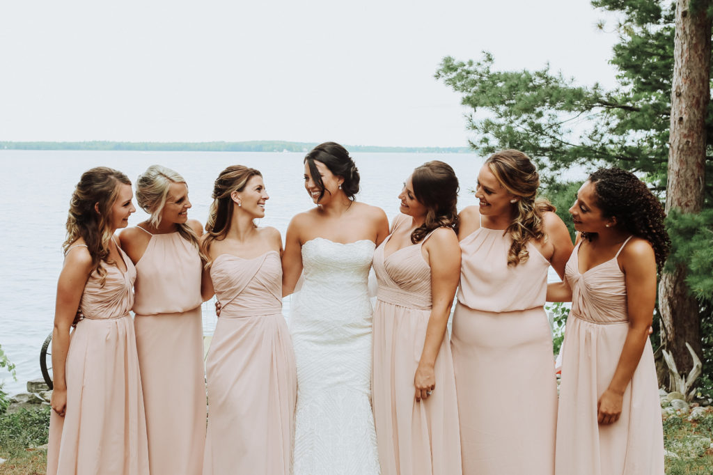 My wedding in review - outdoor wedding, bride, bridesmaids, ceremony, wedding dress.