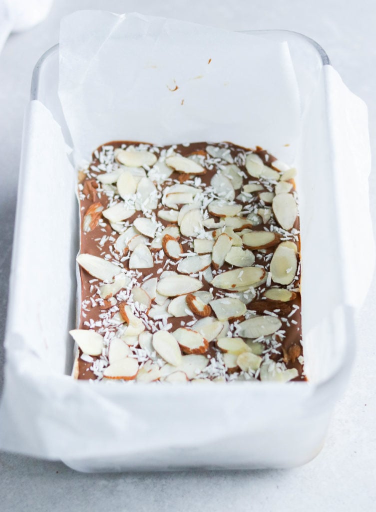 These chocolate almond squares are a sweet and simple treat when you need a chocolate fix
