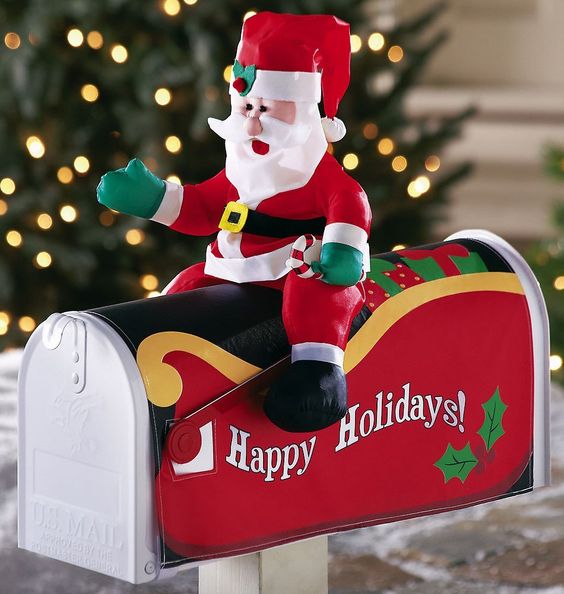 30 Christmas Mailbox Decoration Ideas Nikki's Plate