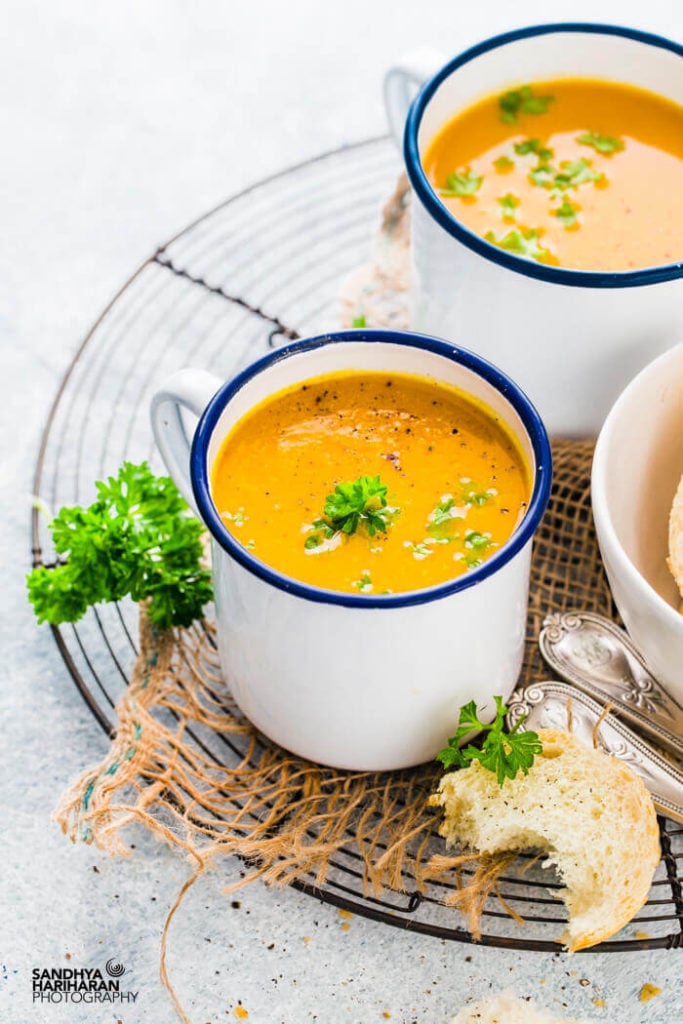 15 Creamy Vegan Soup Recipes; Nothing says Fall more than a delicious vegan pumpkin soup
