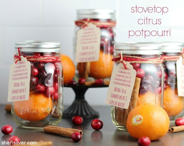 Toss this stovetop potpourri in some boiling water and enjoy the refreshing citrus scents fill your home