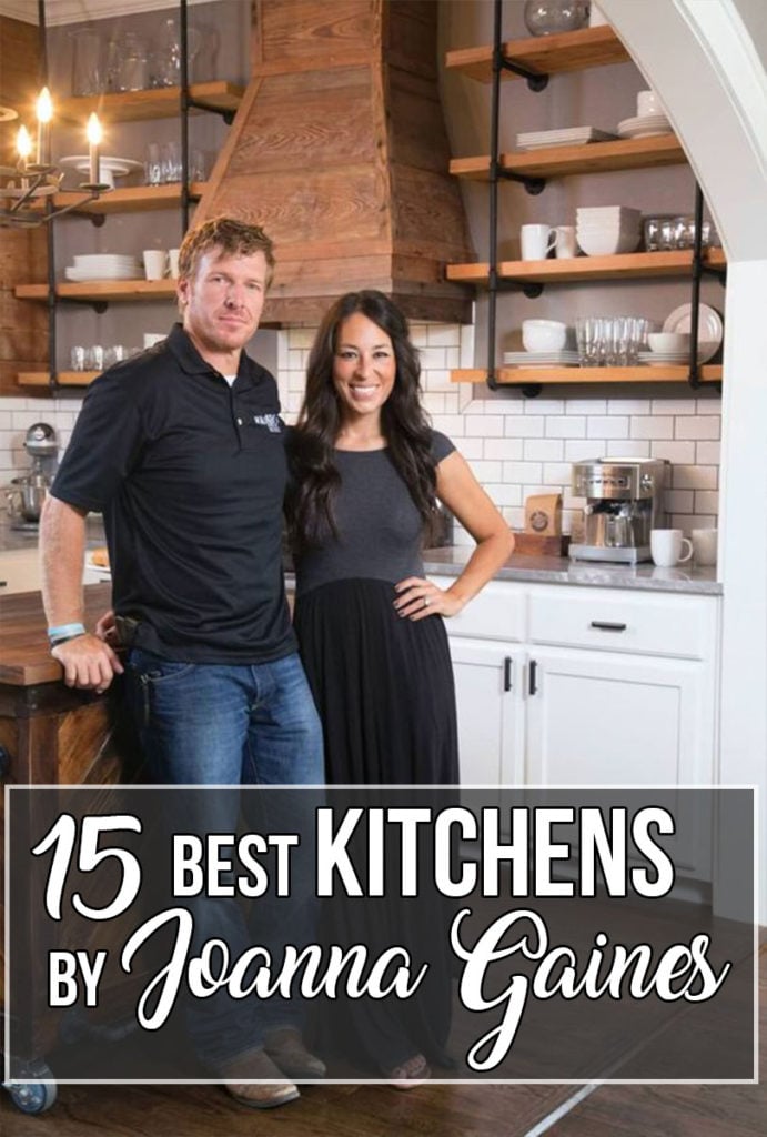 15 Best Kitchens by Joanna Gaines - A round up post of the best kitchens by Joanna Gaines! HGTV's Fixer Upper designer. Country rustic and modern charm. Kitchen renovations. #Joannegaines #HGTV #fixerupper #kitchens