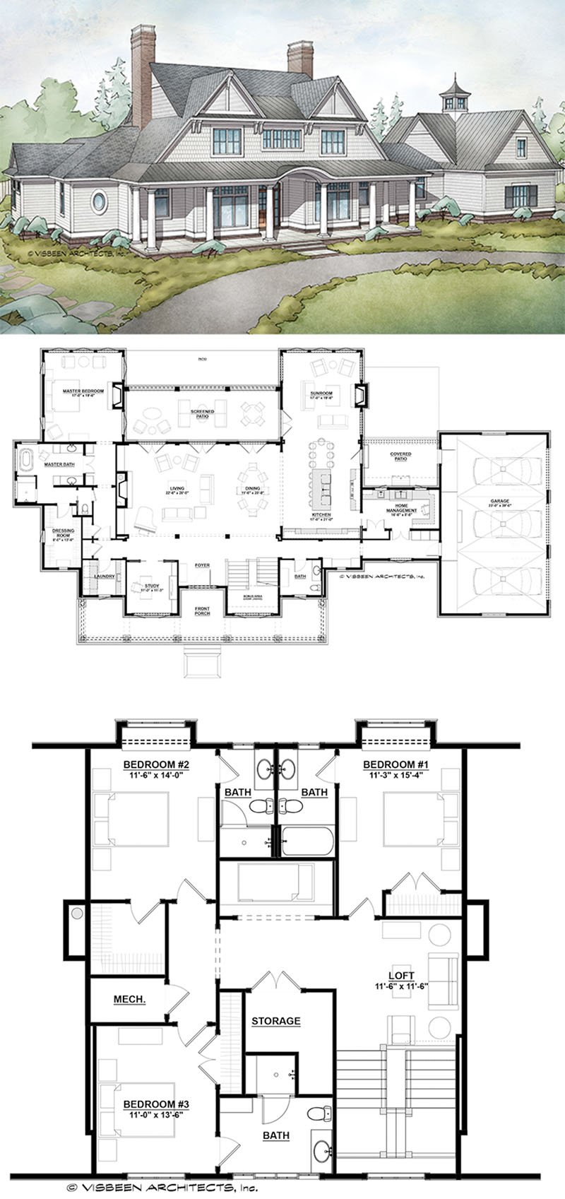 Most Popular Farmhouse Plans - Blueprints, layouts and details of the best farmhouses on the market. Building your dream home in the country? Get all your needs here! #farmhouseplans #farmhouse #blueprints #layouts