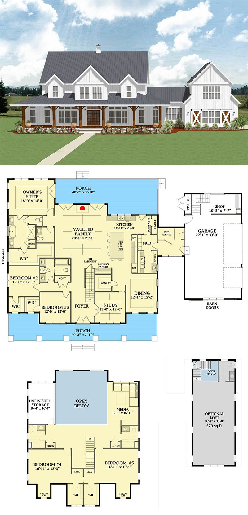 7 Most Popular Farmhouse Plans With Pictures Nikki s Plate 1-story-modern-farmhouse-style-house-plan-arbor-ridge-modern
