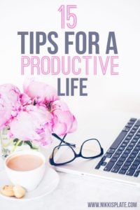 Tips For A Productive Life || Easy Ways to Better Your Life in Just One Week; useful tips and to transform your life. Ways to harness your positivity and pursue your dreams. Improve your mindset to achieve your goals. {Self Help, Advice, Life Coaching}