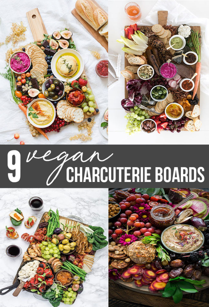 Vegan Charcuterie Board Ideas; options for a appetizer platter to please everyone in the family! Stay healthy this holiday season with this spread of goodies #charcuterieboard #veganappetizers #cheesefree #vegetarianappetizers || Nikkisplate.com