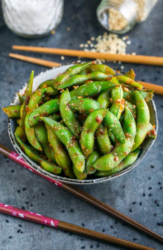 Healthy Super Bowl Appetizers (Vegan, Gluten Free, Sugar Free) || edamame #superbowl #appetizers #healthy #vegan || Nikki's Plate