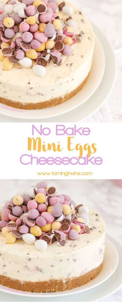 Bake Mini Egg Cheesecake || Cute Easter Recipes || Dessert - www.nikkisplate.com