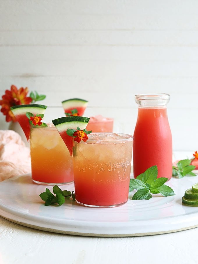 9 Fun Non-Alcoholic Mocktails - This Watermelon Fizz mocktail is refreshing with the perfect amount of fizz to keep you feeling refreshing in the summer sun.