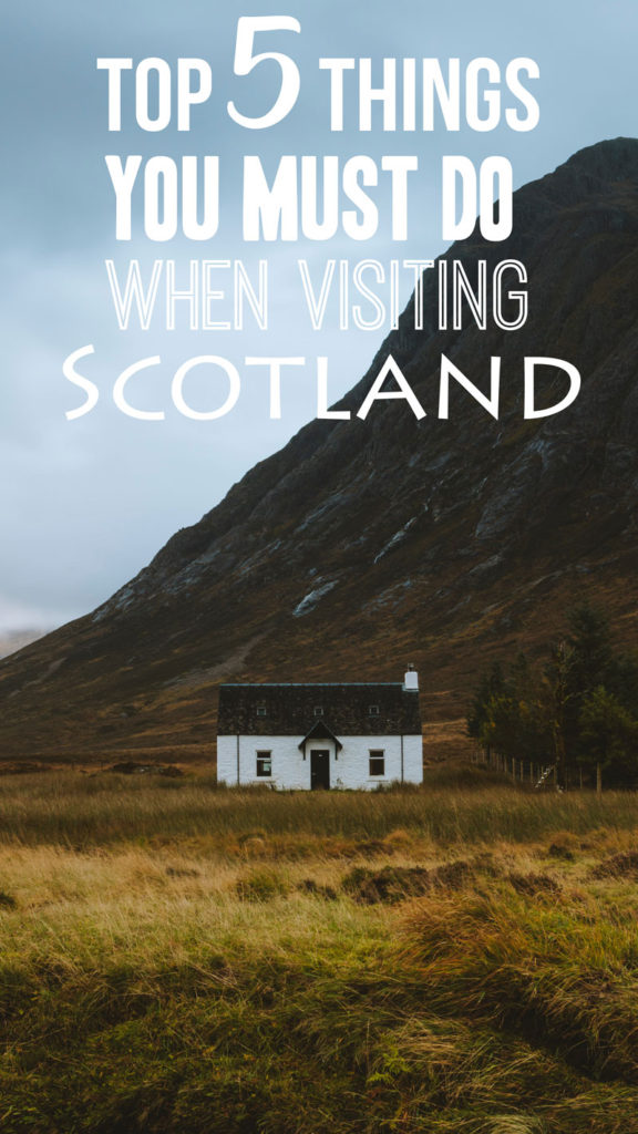 Here are the top 5 things you must do when visiting Scotland! Top five activities to make your trip to Scotland worth every minute! Travel adventures with Nikki's Plate #scotland #travelguide #europe www.nikkisplate.com