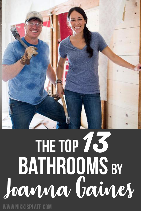 Best Bathrooms by Joanna Gaines; Fixer upper's top bathroom renovations by Joanna and chip Gaines! These rustic, country with hints of modern perfection bathrooms are everything