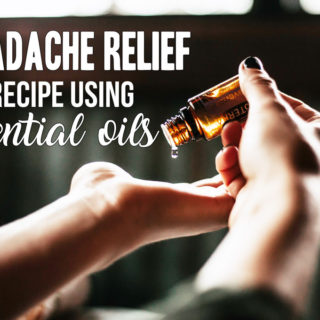 Headache Relief using Essential Oils; A recipe of essential oils that will reduce or completely eliminate your headache or migraine. #essentialoils #headacherelief #headachecure || Nikki's Plate