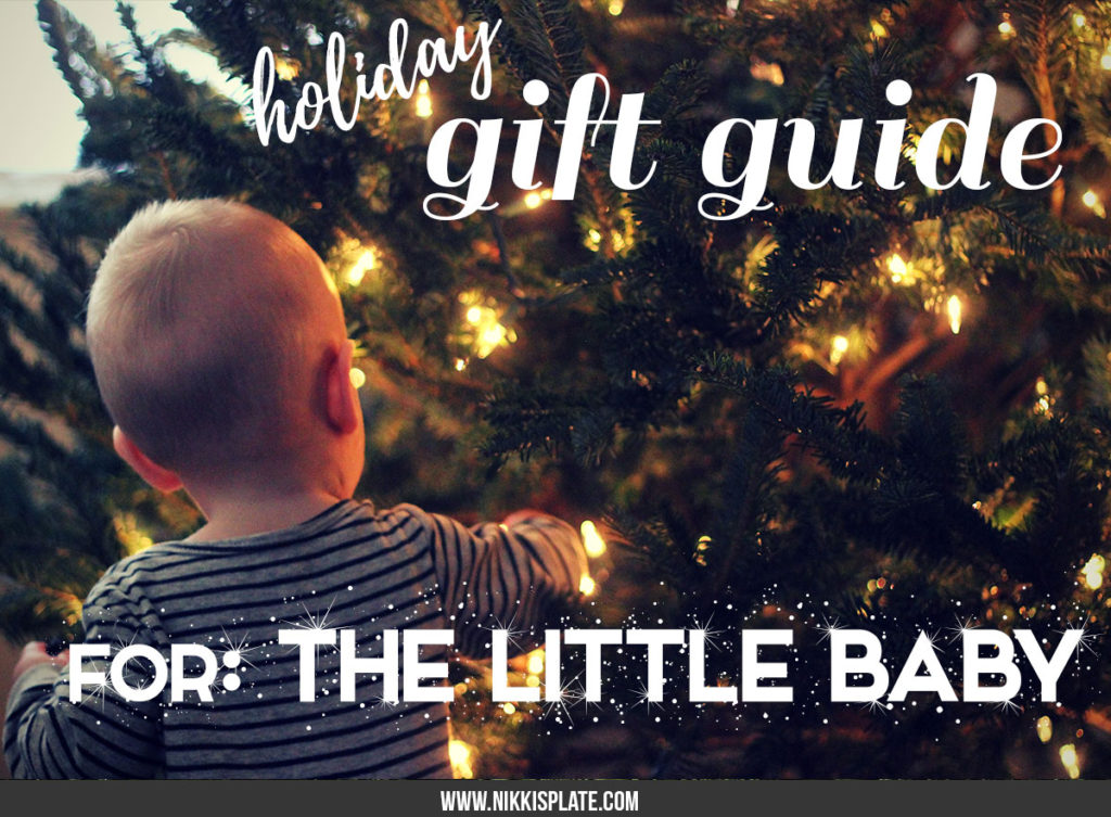 The Little Baby Holiday Gift Guide; Have a new baby to buy for this Christmas? Here are some present ideas for him or her! #holidaygiftguide #newbaby #littlebaby