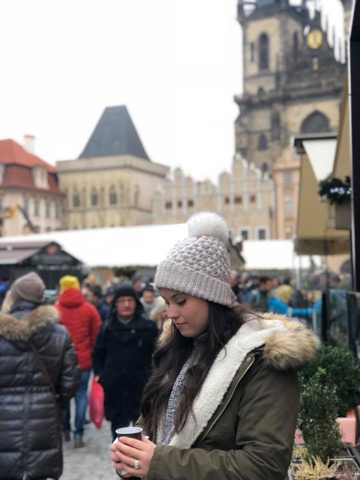 Prague in December; Here are the top 5 things to do: The Old Town Square Christmas Tree Lighting, See Swans on the Vltava River, Try Mulled Wine, Eat at U Sumavy , Christmas Markets at Night