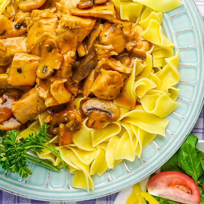 Easy Leftover Turkey Recipes; Not sure what to do with your leftover turkey from the holidays? Try these 15 easy and delicious recipes to avoid waste and keep you turkey stuffed! turkey stroganoff  #leftoverturkey #stroganoff