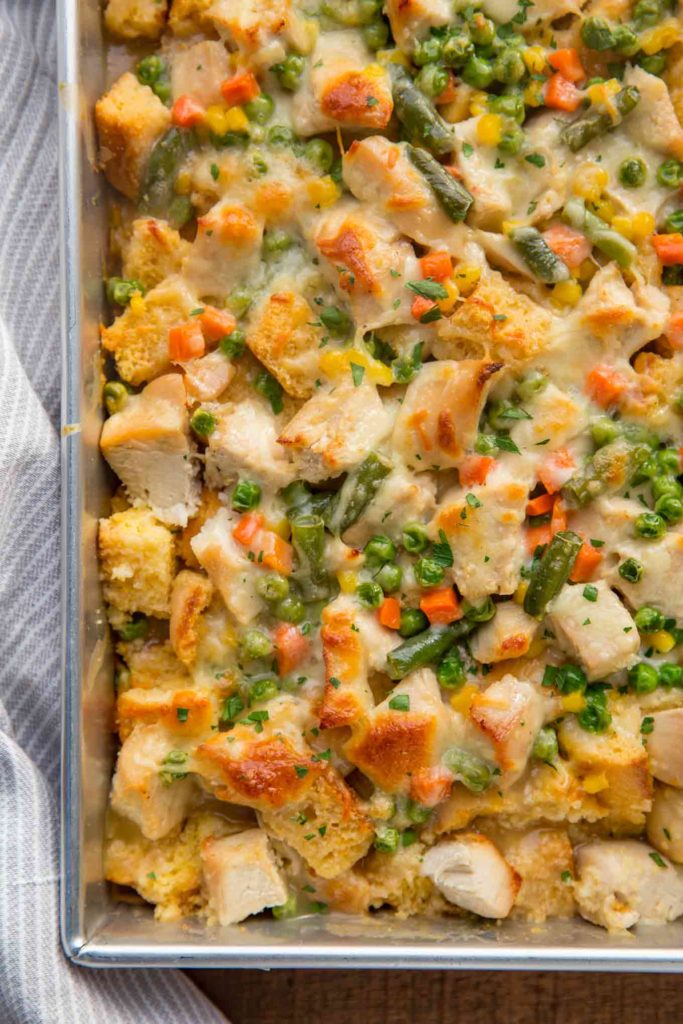 Easy Leftover Turkey Recipes; Not sure what to do with your leftover turkey from the holidays? Try these 15 easy and delicious recipes to avoid waste and keep you turkey stuffed! turkey casserole  #leftoverturkey #casserole
