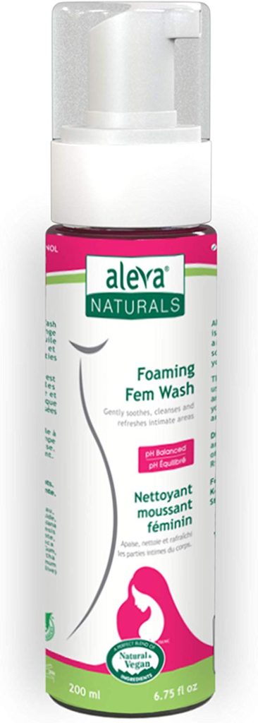 My Postpartum Must Haves: Aleva Foaming Feminine Wash - natural, organic, and makes you feel fresh and clean