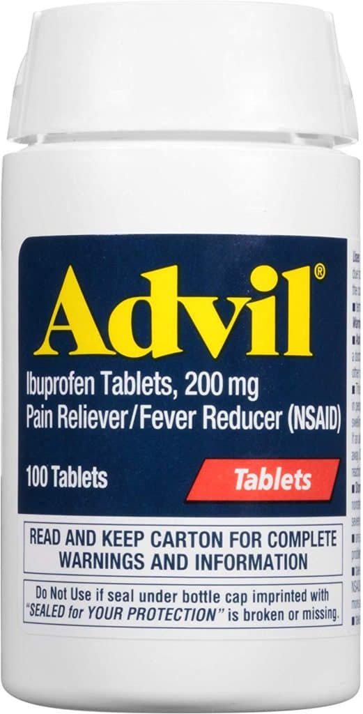 My Postpartum Must Haves: simple pain relief is a must, so keep advil and tylenol on hand!